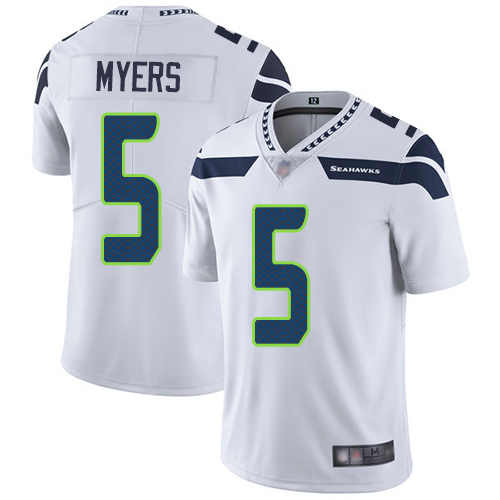 Seattle Seahawks Limited White Men Jason Myers Road Jersey NFL Football #5 Vapor Untouchable->women nfl jersey->Women Jersey